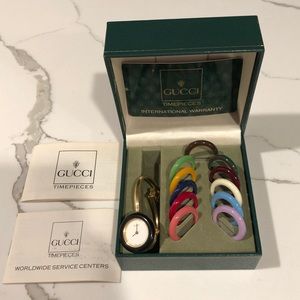 Authentic Gucci Interchangeable Bezel Watch